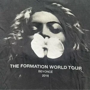 ビヨンセ2016THE FORMATION WORLD TOUR公式TシャツM黒 BEYONCE The Formation World TOUR 2016 TEE BLACK T-SHIRT